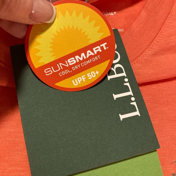 L.L. Bean Tropicwear comfort top women’s size small SUNSMART UPF 50+ brand new! - Picture 6 of 16